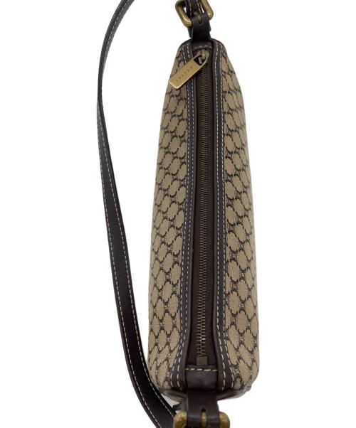 CELINE（セリーヌ）CELINE (セリーヌ) アクセサリーポーチ ベージュ×ブラウンの古着・服飾アイテム