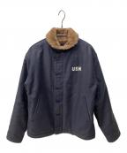 HOUSTONヒューストン）の古着「デッキジャケット」｜ネイビー