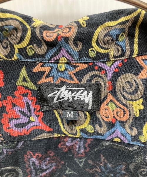 stussy（ステューシー）stussy (ステューシー) 長袖シャツ　80s USA製 ブラック サイズ:Mの古着・服飾アイテム