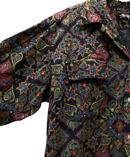 stussy（ステューシー）stussy (ステューシー) 長袖シャツ　80s USA製 ブラック サイズ:Mの古着・服飾アイテム