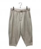 HOMME PLISSE ISSEY MIYAKEオム プリッセ イッセイ ミヤケ）の古着「プリーツパンツ」｜ベージュ