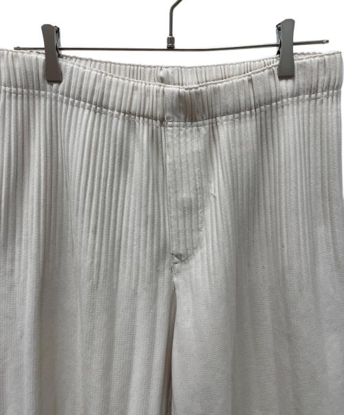 HOMME PLISSE ISSEY MIYAKE（オム プリッセ イッセイ ミヤケ）HOMME PLISSE ISSEY MIYAKE (オム プリッセ イッセイ ミヤケ) プリーツパンツ ベージュ サイズ:3の古着・服飾アイテム