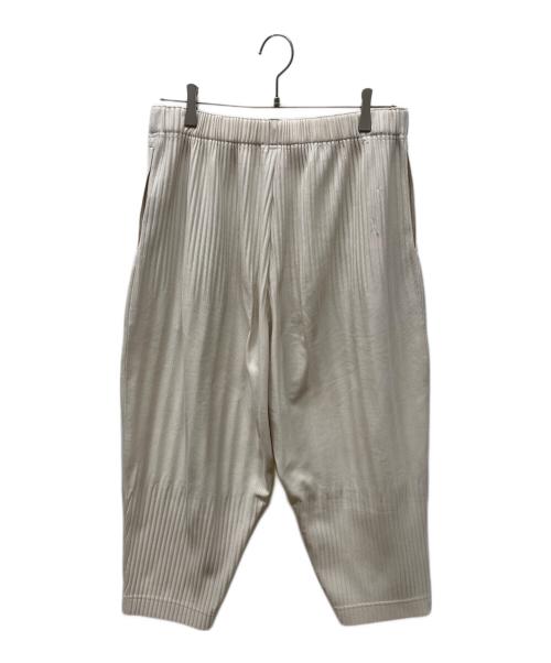 HOMME PLISSE ISSEY MIYAKE（オム プリッセ イッセイ ミヤケ）HOMME PLISSE ISSEY MIYAKE (オム プリッセ イッセイ ミヤケ) プリーツパンツ ベージュ サイズ:3の古着・服飾アイテム