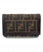 FENDIフェンディ）の古着「2つ折り財布」｜ブラウン