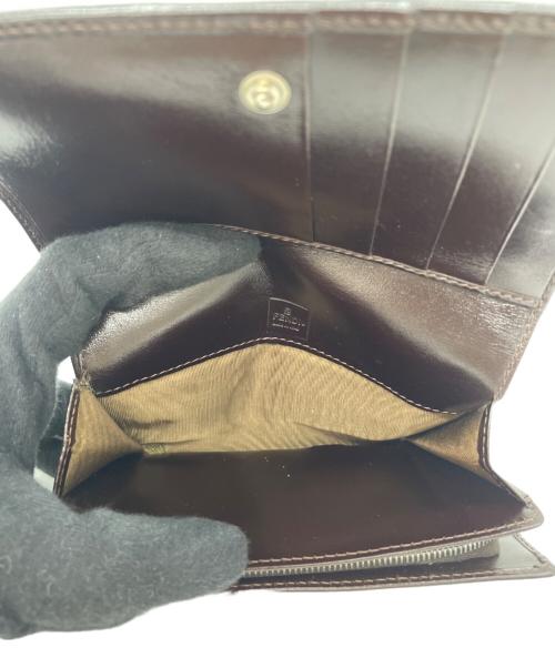 FENDI（フェンディ）FENDI (フェンディ) 2つ折り財布 ブラウンの古着・服飾アイテム