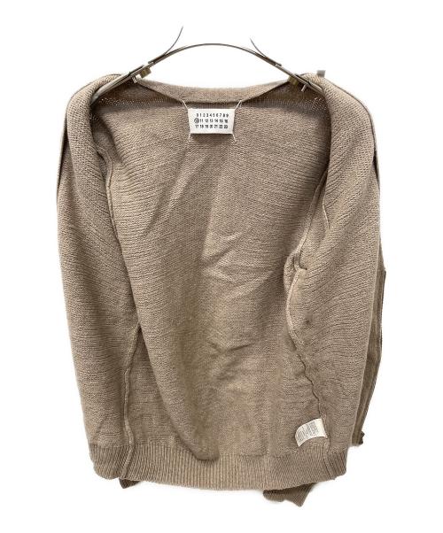 Maison Margiela（メゾンマルジェラ）Maison Margiela (メゾンマルジェラ) 厚手カーディガン ベージュ サイズ:Mの古着・服飾アイテム