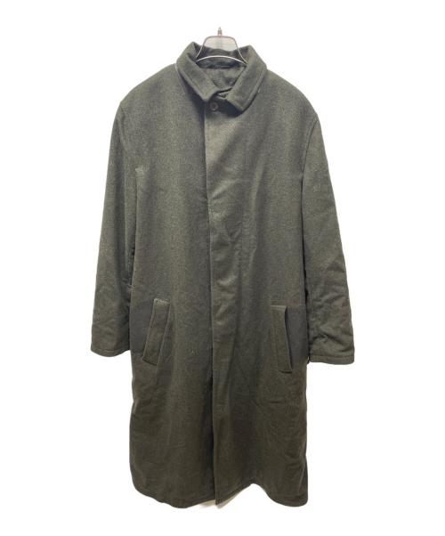PRADA（プラダ）PRADA (プラダ) ウールコート グリーン サイズ:Lの古着・服飾アイテム