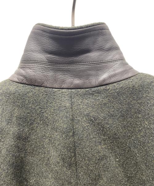 PRADA（プラダ）PRADA (プラダ) ウールコート グリーン サイズ:Lの古着・服飾アイテム