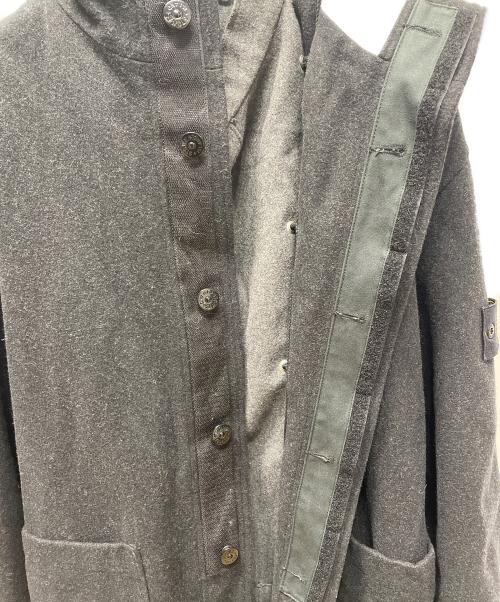 STONE ISLAND（ストーンアイランド）STONE ISLAND (ストーンアイランド) ドッキングコート ブラック サイズ:Ｍの古着・服飾アイテム