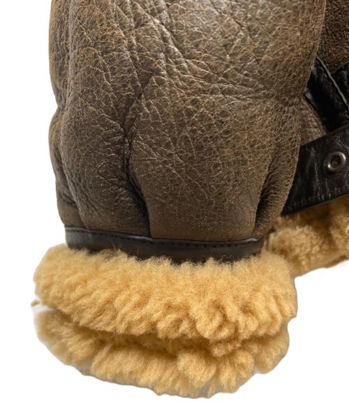 SCHOTT BROS.（ショット）SCHOTT BROS. (ショットブロス) B-3ムートンジャケット ブラウン サイズ:Sの古着・服飾アイテム