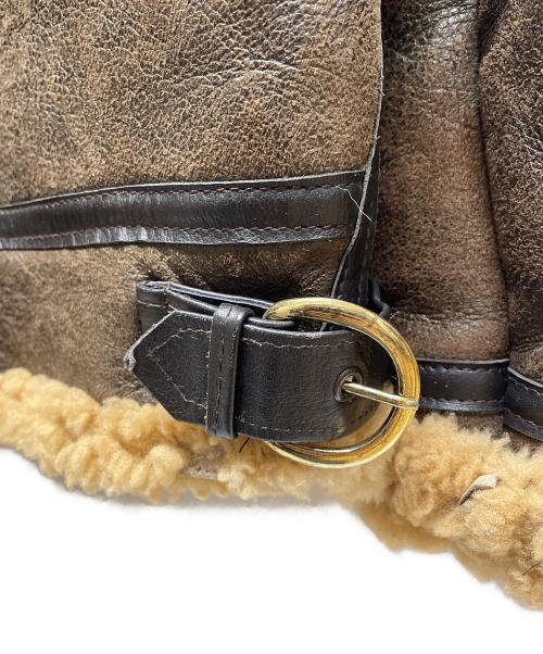 SCHOTT BROS.（ショット）SCHOTT BROS. (ショットブロス) B-3ムートンジャケット ブラウン サイズ:Sの古着・服飾アイテム