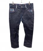 EVISUエヴィス）の古着「デニムパンツ」｜ネイビー
