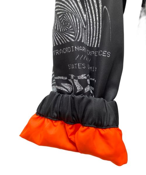 DIESEL（ディーゼル）DIESEL (ディーゼル) J-AKIPRINTグラフィックジャケット ブラック サイズ:Sの古着・服飾アイテム