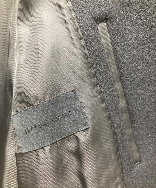 Junhashimoto（ジュンハシモト）Junhashimoto (ジュンハシモト) ウールコート ブラック サイズ:Ｌの古着・服飾アイテム
