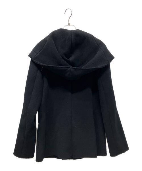 Junhashimoto（ジュンハシモト）Junhashimoto (ジュンハシモト) ウールコート ブラック サイズ:Ｌの古着・服飾アイテム