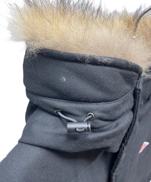 DANTON（ダントン）DANTON (ダントン) BEAMS (ビームス) ロングダウンジャケット ブラック サイズ:30の古着・服飾アイテム