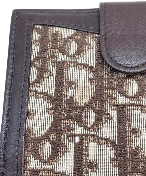 Christian Dior（クリスチャン ディオール）Christian Dior (クリスチャン ディオール) トロッター 2つ折り財布 ブラウン×ベージュの古着・服飾アイテム