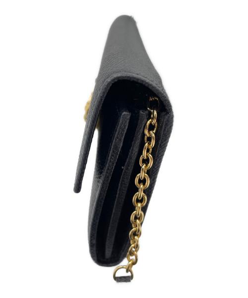 Salvatore Ferragamo（サルヴァトーレ フェラガモ）Salvatore Ferragamo (サルヴァトーレ フェラガモ) ガンチーニクリップ ブラック×ゴールドの古着・服飾アイテム