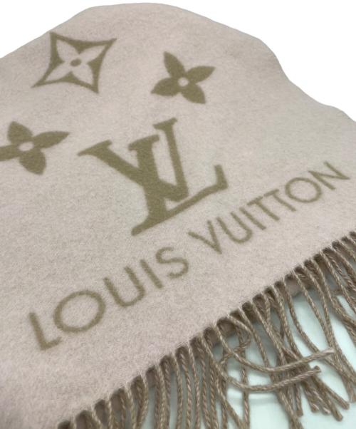 LOUIS VUITTON（ルイ ヴィトン）LOUIS VUITTON (ルイ ヴィトン) カシミヤマフラー ピンクの古着・服飾アイテム