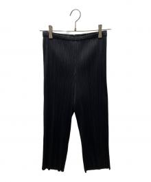 PLEATS PLEASE（プリーツプリーズ）の古着「パンツ」｜ブラック