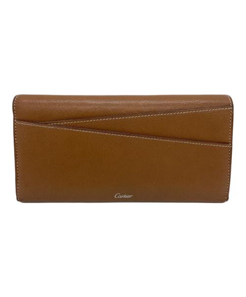 Cartier（カルティエ）Cartier (カルティエ) 長財布 ブラウンの古着・服飾アイテム
