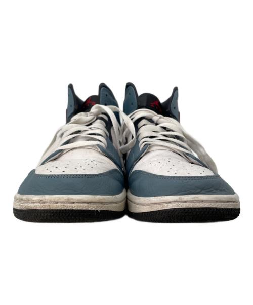 NIKE（ナイキ）NIKE (ナイキ) FACETASM (ファセッタズム) Air Jordan 1 Mid スカイブルー×ホワイト サイズ:28の古着・服飾アイテム