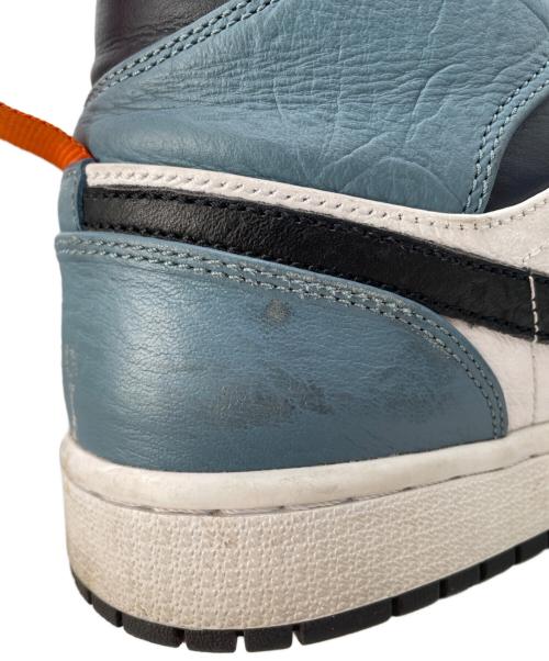 NIKE（ナイキ）NIKE (ナイキ) FACETASM (ファセッタズム) Air Jordan 1 Mid スカイブルー×ホワイト サイズ:28の古着・服飾アイテム