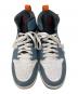 NIKE (ナイキ) FACETASM (ファセッタズム) Air Jordan 1 Mid スカイブルー×ホワイト サイズ:28：11000円
