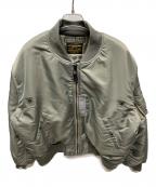 waiperワイパー）の古着「MA-1ジャケット」｜カーキ