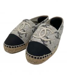 CHANEL（シャネル）の古着「エスパドリーユ」｜ブルー×ブラウン