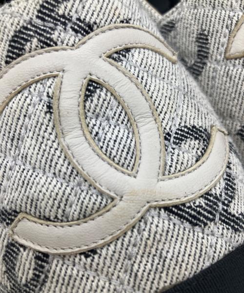 CHANEL（シャネル）CHANEL (シャネル) エスパドリーユ ブルー×ブラウン サイズ:37の古着・服飾アイテム