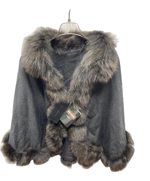 SAGA FURS（サガファーズ）SAGA FURS (サガファーズ) ポンチョ ブラック サイズ:ML 未使用品の古着・服飾アイテム