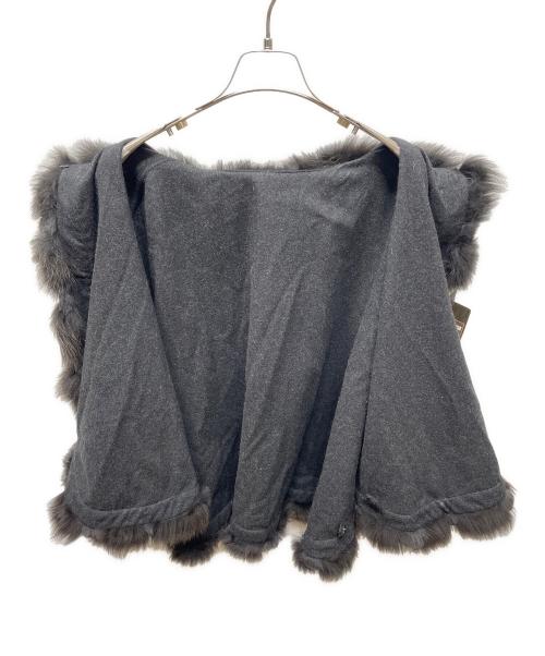 SAGA FURS（サガファーズ）SAGA FURS (サガファーズ) ポンチョ ブラック サイズ:ML 未使用品の古着・服飾アイテム