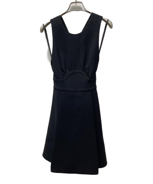 MIU MIU（ミュウミュウ）MIU MIU (ミュウミュウ) サロペット ブラック サイズ:36の古着・服飾アイテム