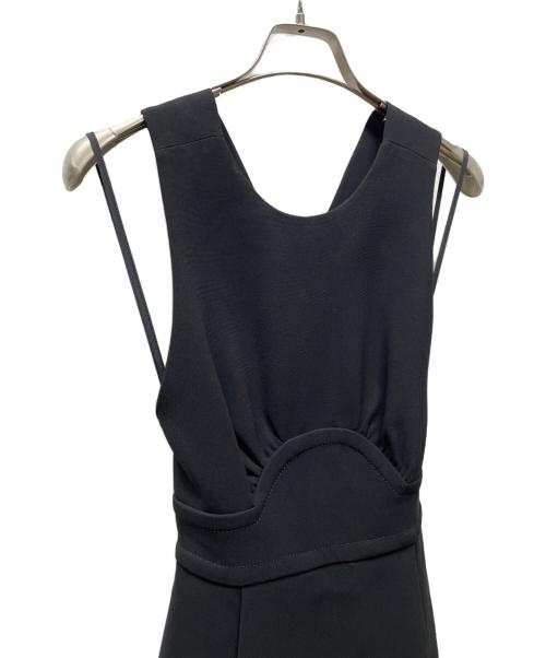 MIU MIU（ミュウミュウ）MIU MIU (ミュウミュウ) サロペット ブラック サイズ:36の古着・服飾アイテム