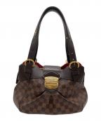 LOUIS VUITTONルイ ヴィトン）の古着「ショルダーバッグ　システィナPM」｜ブラウン