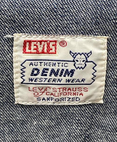LEVI'S（リーバイス）LEVI'S (リーバイス) デニムウエスタンシャツ インディゴ サイズ:Lの古着・服飾アイテム