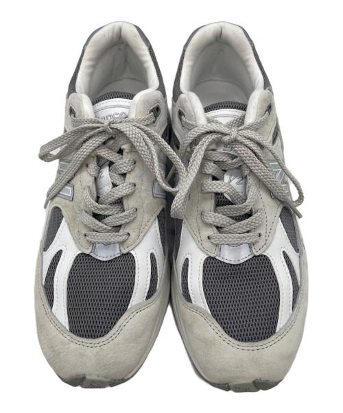 NEW BALANCE（ニューバランス）NEW BALANCE (ニューバランス) ローカットスニーカー グレー×ホワイト サイズ:US 9の古着・服飾アイテム