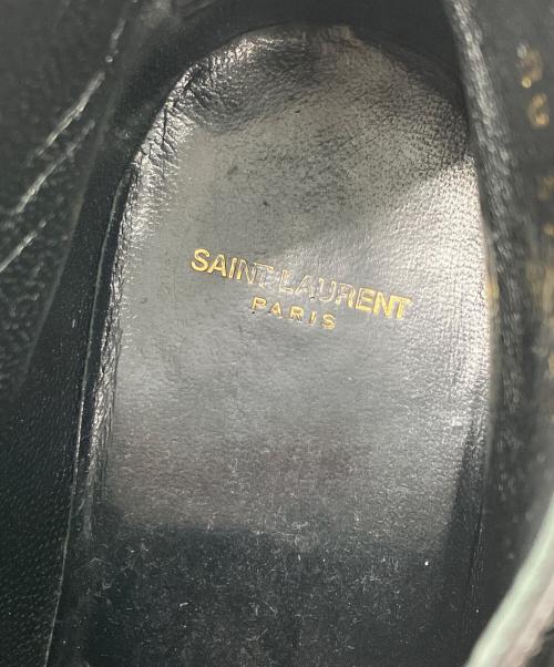 Saint Laurent Paris（サンローランパリ）Saint Laurent Paris (サンローランパリ) アンクルストラップブーツ ブラック サイズ:24.5の古着・服飾アイテム