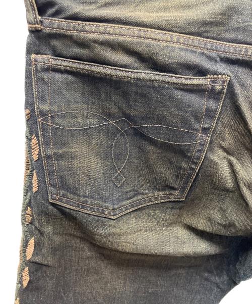 RRL（ダブルアールエル）RRL (ダブルアールエル) Side Chimayo Stitch Black Denim Pants インディゴ サイズ:78.5（W31）の古着・服飾アイテム