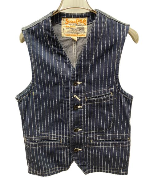 SUGAR CANE（シュガーケーン）SUGAR CANE (シュガーケーン) ベスト ネイビー サイズ:36の古着・服飾アイテム