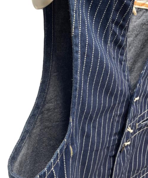 SUGAR CANE（シュガーケーン）SUGAR CANE (シュガーケーン) ベスト ネイビー サイズ:36の古着・服飾アイテム