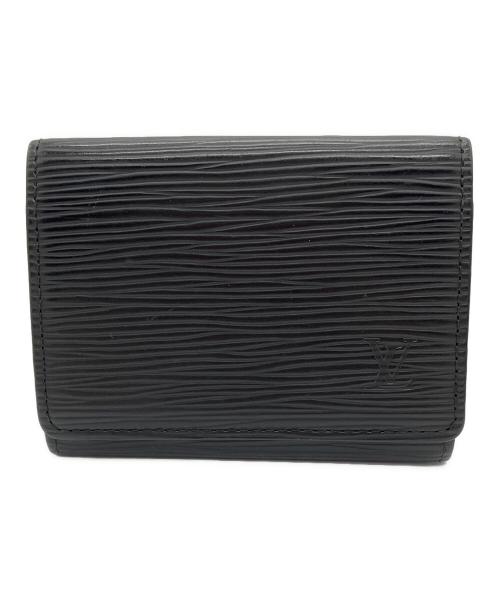 LOUIS VUITTON（ルイ ヴィトン）LOUIS VUITTON (ルイ ヴィトン) カードケース ブラックの古着・服飾アイテム