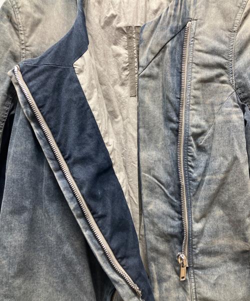 DRKSHDW（ダークシャドウ）DRKSHDW (ダークシャドウ) アシンメトリーデニムジャケット インディゴ サイズ:Sの古着・服飾アイテム