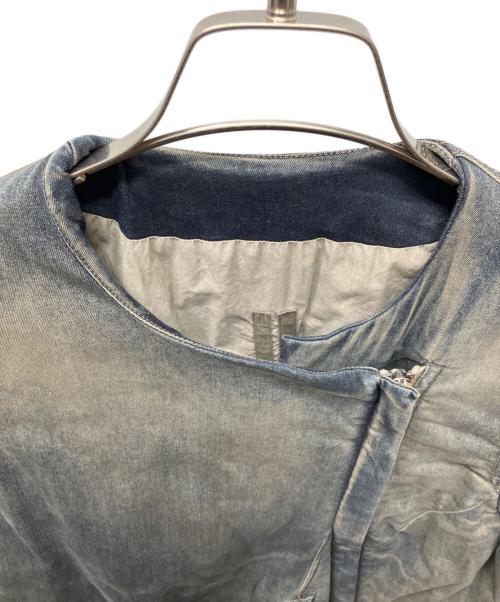 DRKSHDW（ダークシャドウ）DRKSHDW (ダークシャドウ) アシンメトリーデニムジャケット インディゴ サイズ:Sの古着・服飾アイテム