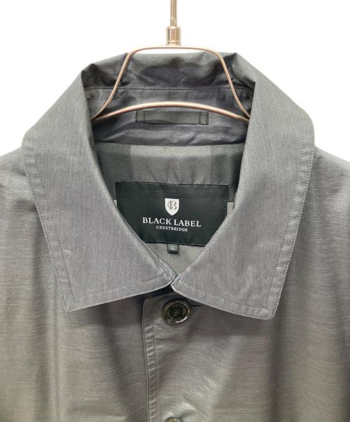 BLACK LABEL CRESTBRIDGE（ブラックレーベル クレストブリッジ）BLACK LABEL CRESTBRIDGE (ブラックレーベル クレストブリッジ) ステンカラーコート ブラック サイズ:LLの古着・服飾アイテム