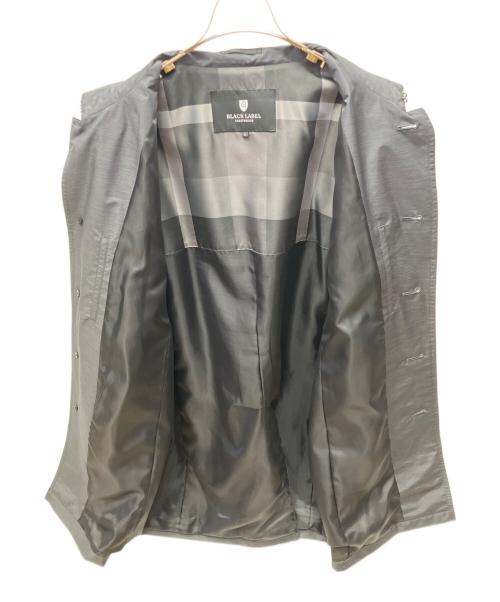 BLACK LABEL CRESTBRIDGE（ブラックレーベル クレストブリッジ）BLACK LABEL CRESTBRIDGE (ブラックレーベル クレストブリッジ) ステンカラーコート ブラック サイズ:LLの古着・服飾アイテム