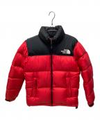 THE NORTH FACEザ ノース フェイス）の古着「ダウンジャケット」｜レッド×ブラック