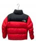 THE NORTH FACE (ザ ノース フェイス) ダウンジャケット レッド×ブラック サイズ:M：15000円