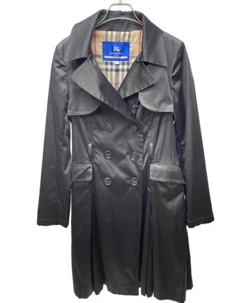 BURBERRY BLUE LABEL（バーバリーロンドンブルーレーベル）BURBERRY BLUE LABEL (バーバリーロンドンブルーレーベル) トレンチコート ブラック サイズ:38の古着・服飾アイテム